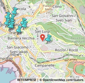 Mappa Via fra Pace da Vedano, 34141 Trieste TS, Italia (1.4125)