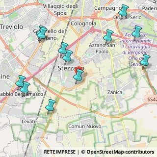 Mappa Via Leonardo da Vinci, 24040 Stezzano BG, Italia (2.6083333333333)