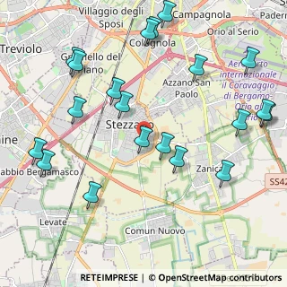Mappa Via Leonardo da Vinci, 24040 Stezzano BG, Italia (2.4915)