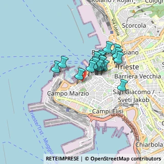 Mappa Via Corti, 34123 Trieste TS, Italia (0.5825)