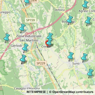 Mappa Via Suno, 28012 Cressa NO, Italia (2.91071)