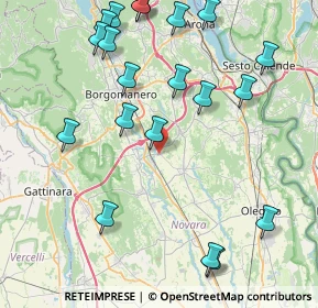 Mappa Via Suno, 28012 Cressa NO, Italia (9.9015)