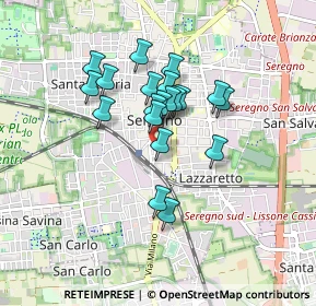 Mappa Via Palestro, 20831 Seregno MB, Italia (0.6685)