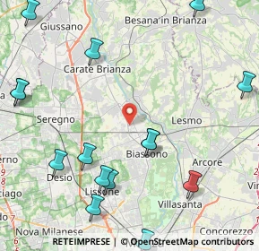 Mappa 20845 Sovico MB, Italia (5.95)