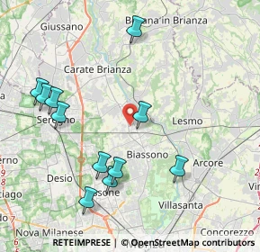 Mappa 20845 Sovico MB, Italia (4.35182)