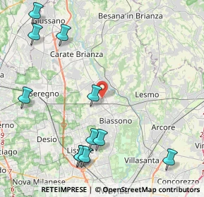 Mappa 20845 Sovico MB, Italia (5.35273)