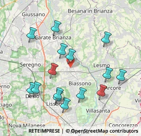 Mappa 20845 Sovico MB, Italia (4.06133)