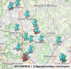 Mappa 20845 Sovico MB, Italia (5.2575)