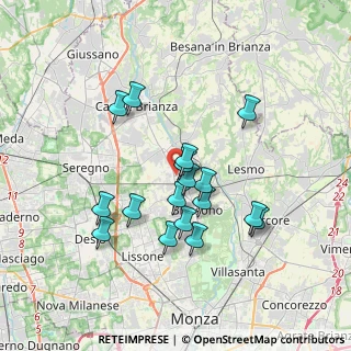 Mappa 20845 Sovico MB, Italia (3.13882)