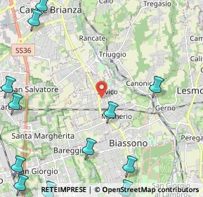 Mappa 20845 Sovico MB, Italia (3.4375)