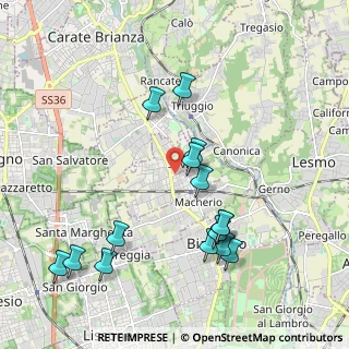 Mappa 20845 Sovico MB, Italia (2.10133)