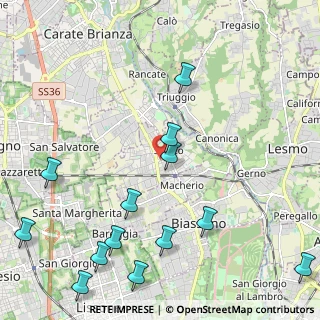 Mappa 20845 Sovico MB, Italia (2.78462)