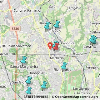 Mappa 20845 Sovico MB, Italia (2.52636)