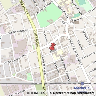Mappa Via Fiume, 37, 20845 Sovico, Monza e Brianza (Lombardia)