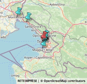 Mappa Via della Raffineria, 34138 Trieste TS, Italia (16.96071)