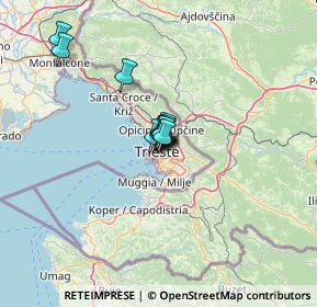 Mappa Via della Raffineria, 34138 Trieste TS, Italia (6.72364)