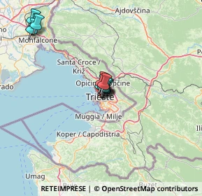 Mappa Via della Raffineria, 34138 Trieste TS, Italia (10.79909)