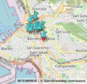 Mappa Via della Raffineria, 34138 Trieste TS, Italia (0.67462)