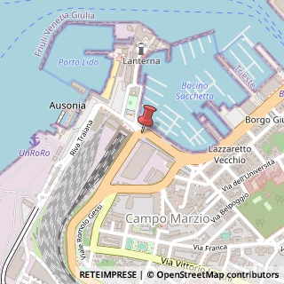 Mappa Via 10 Marzo, 140, 34123 Trieste, Trieste (Friuli-Venezia Giulia)