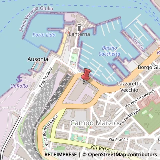 Mappa Via Ottaviano Augusto, Trieste, 12, 34123 Trieste, Trieste (Friuli-Venezia Giulia)