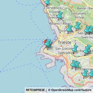 Mappa Via Ottaviano Augusto, 34123 Trieste TS, Italia (3.06067)