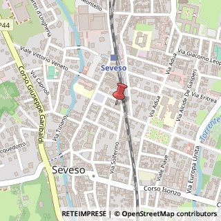Mappa Via Alessandro Manzoni, 9, 20822 Seveso, Monza e Brianza (Lombardia)