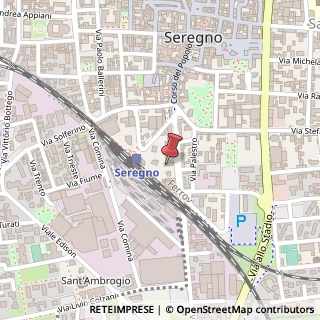 Mappa Via Amatore Sciesa, 12, 20831 Seregno, Monza e Brianza (Lombardia)