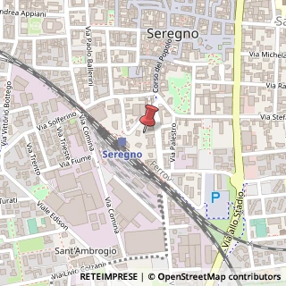 Mappa Via Amatore Sciesa, 10, 20831 Seregno, Monza e Brianza (Lombardia)