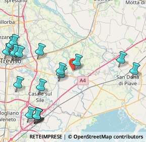 Mappa Via Vallio, 31050 Treviso TV, Italia (11.05526)