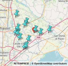 Mappa Via Vallio, 31050 Treviso TV, Italia (6.62154)