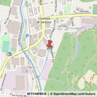 Mappa Via valgobbia 1, 25068 Sarezzo, Brescia (Lombardia)