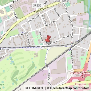 Mappa Via Monte Rosa, 1, 20865 Usmate Velate, Monza e Brianza (Lombardia)