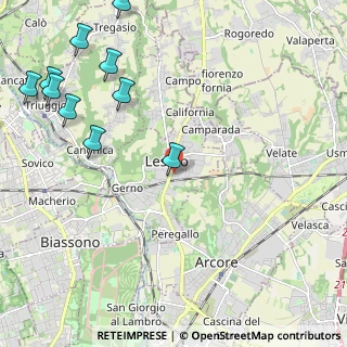 Mappa Via Giosuè Carducci, 20855 Lesmo MB, Italia (3.06455)