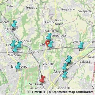 Mappa Via Giosuè Carducci, 20855 Lesmo MB, Italia (2.60462)