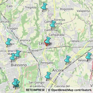 Mappa Via Giosuè Carducci, 20855 Lesmo MB, Italia (3.28333)