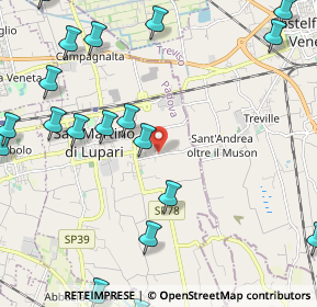 Mappa Via Sant'Andrea, 35018 San Martino di Lupari PD, Italia (3.071)