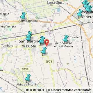 Mappa Via Sant'Andrea, 35018 San Martino di Lupari PD, Italia (2.89769)