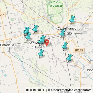 Mappa Via Sant'Andrea, 35018 San Martino di Lupari PD, Italia (3.43364)