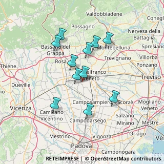 Mappa Via Sant'Andrea, 35018 San Martino di Lupari PD, Italia (12.35727)