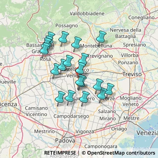 Mappa Via Antica Loreggia, 31023 Resana TV, Italia (11.9475)