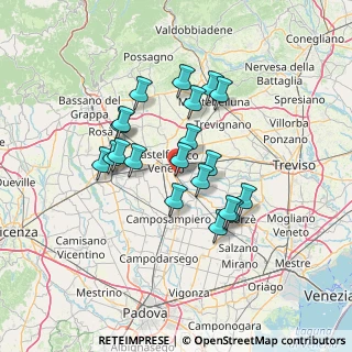 Mappa Via Antica Loreggia, 31023 Resana TV, Italia (11.4515)
