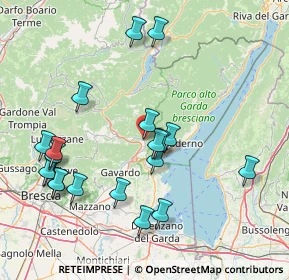 Mappa Via Cesare Battisti, 25079 Vobarno BS, Italia (16.914)