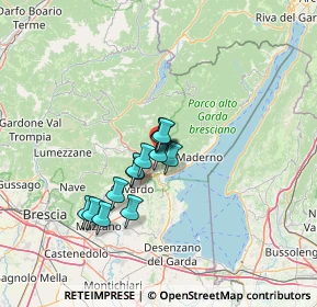 Mappa Via Cesare Battisti, 25079 Vobarno BS, Italia (9.64692)