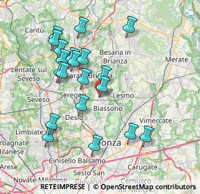 Mappa Via Giuseppe di Vittorio, 20845 Sovico MB, Italia (7.3145)