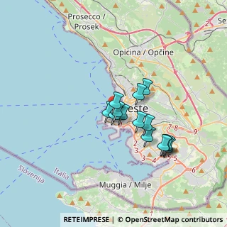 Mappa Via dei Burlo, 34123 Trieste TS, Italia (2.58357)