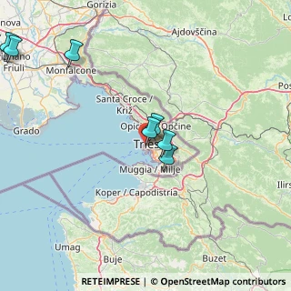 Mappa Via dei Burlo, 34123 Trieste TS, Italia (34.40462)
