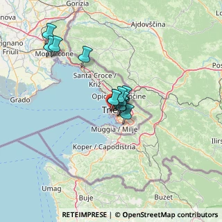 Mappa Via dei Burlo, 34123 Trieste TS, Italia (9.4725)