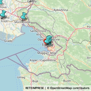 Mappa Via dei Burlo, 34123 Trieste TS, Italia (29.61769)