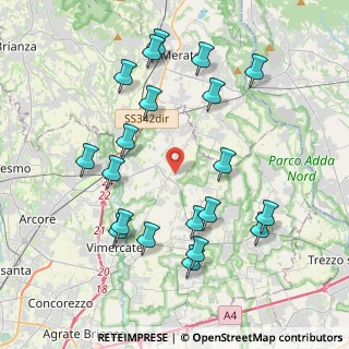 Mappa Via Giuseppe Verdi, 20881 Bernareggio MB, Italia (4.2915)