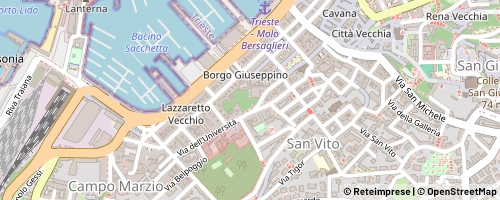 Mappa Trieste